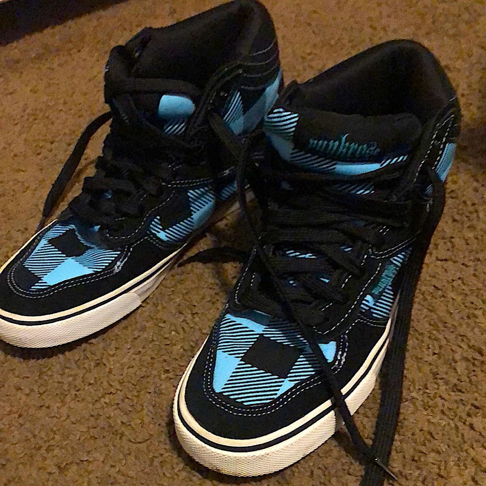 Punkrose high top ladies sneakers sz 7.5
